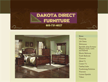 Tablet Screenshot of dakotadirectfurniture.com